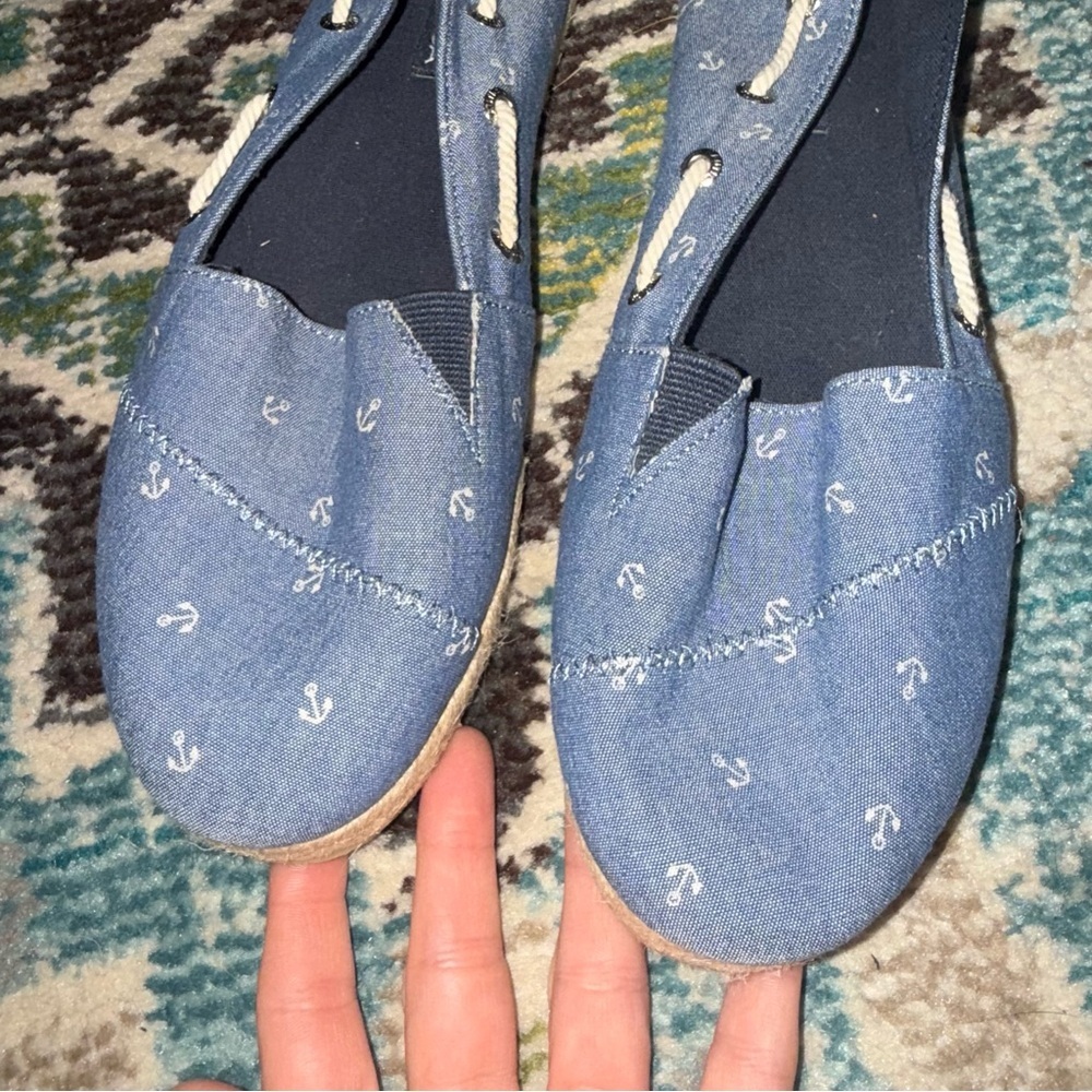 Nautical Coastal Nautica Rudder Espadrille Flats – Size 10 (EUR 41) - Picture 3 of 8
